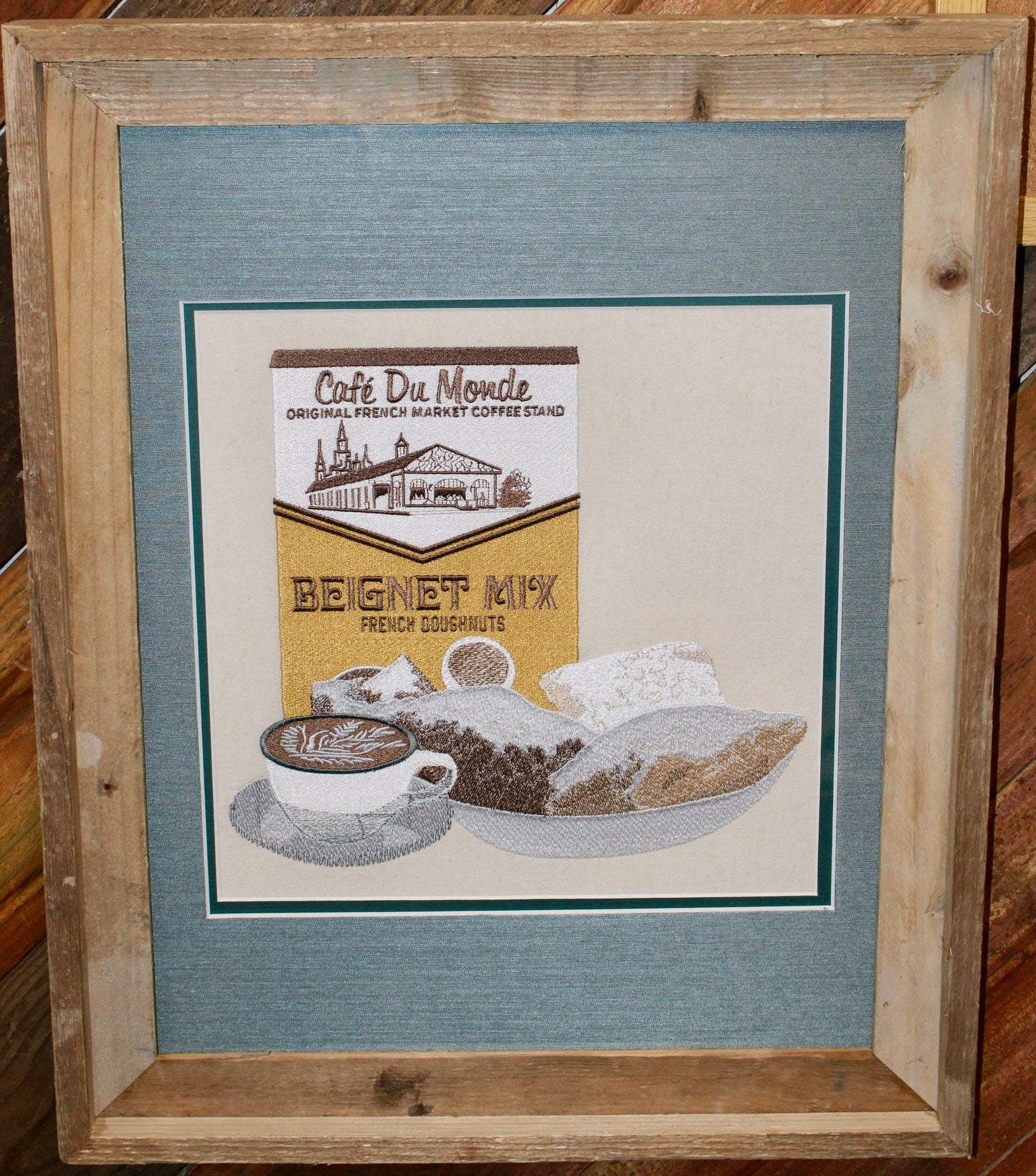 Café Du Monde Beignet Framed Art