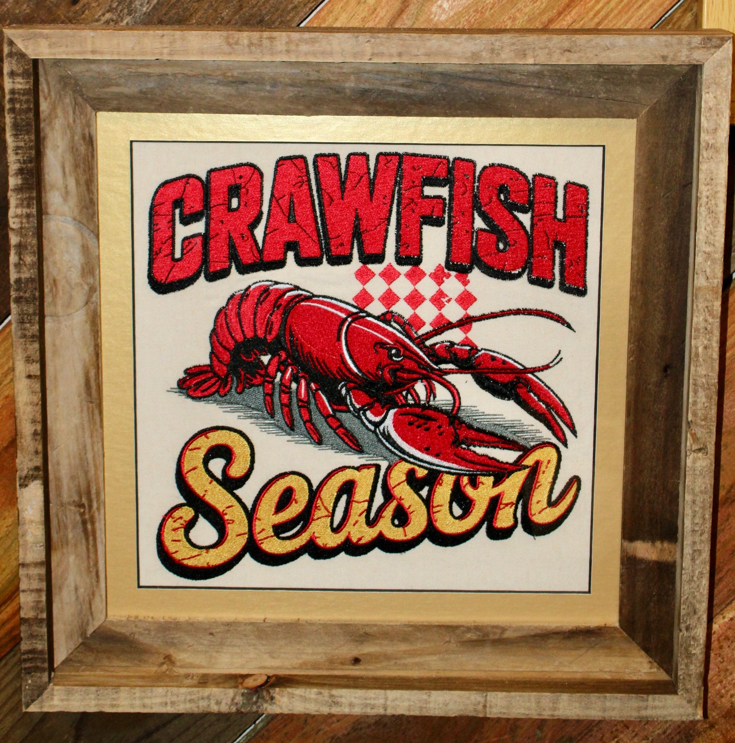 Crawfish Season Framed Art