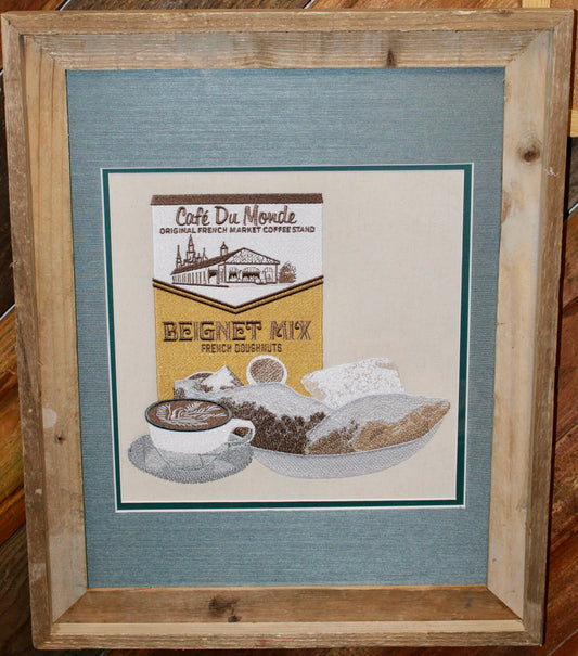 Café Du Monde Beignet Framed Art